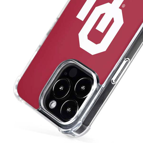 University of Oklahoma Sooners Cracked iPhone 16 Pro MagSafe Case